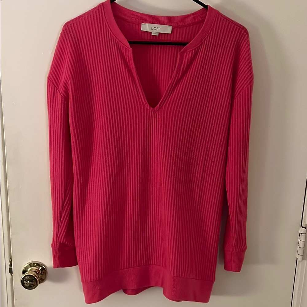 LOFT Women's Pink Top